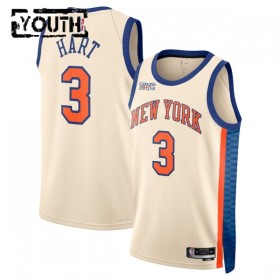 Camiseta Niños New York Knicks Josh Hart 2025-26 Nike City Edition Blanco Swingman